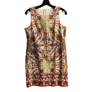 London Times Multicolor Paisley Mini Dress